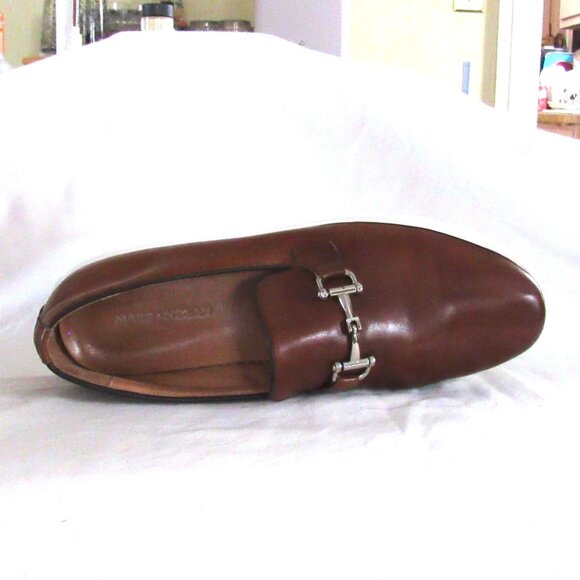 Marc Nolan Brown Boardwalk Shoes Horsebit Loafers Size 15 Casual Leather main image 6
